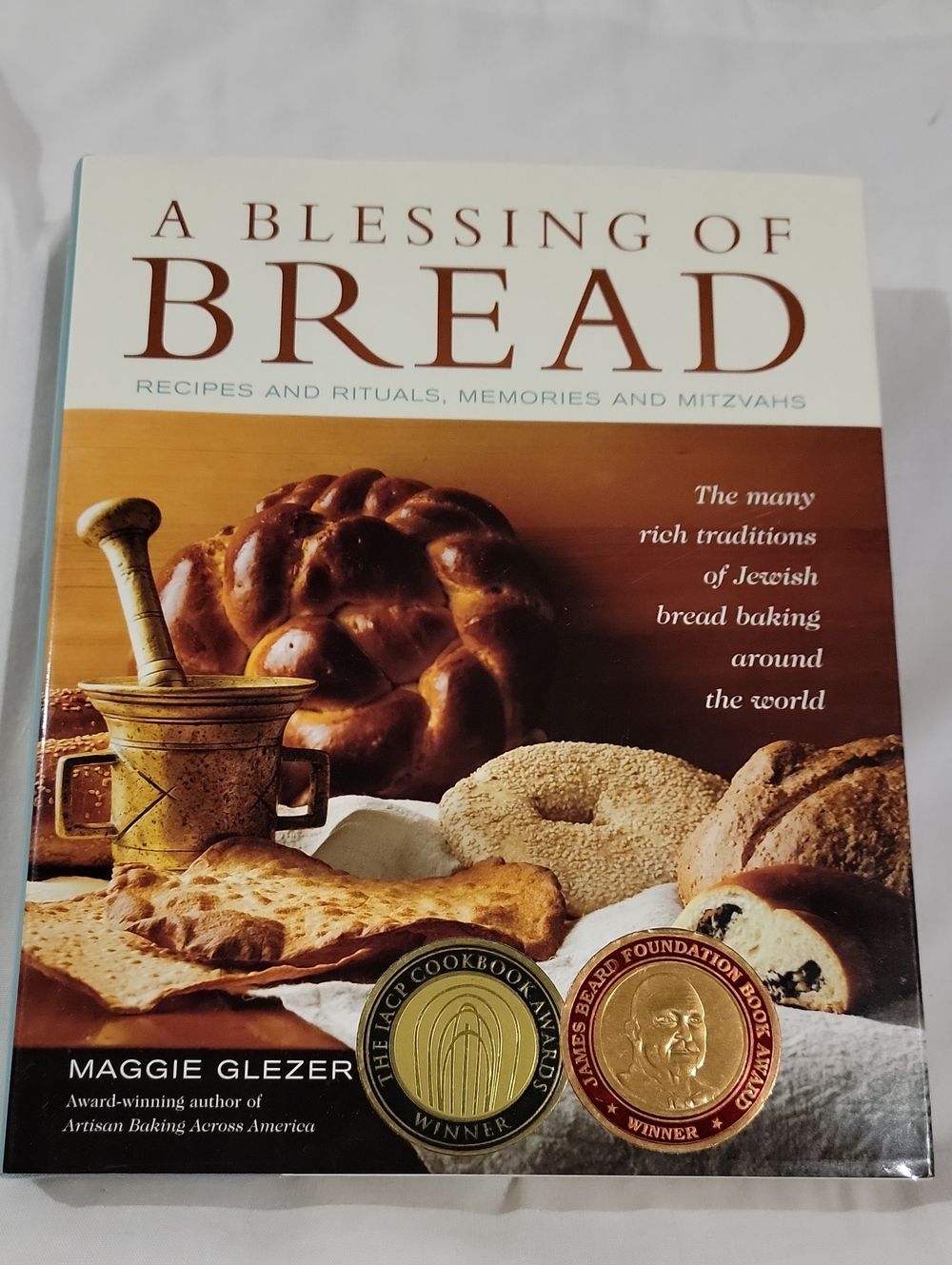 Vintage A Blessing of Bread - Signed Maggie Glezer- Hardcover - Dust Jacket 2004